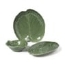 Schaaltje blad - groen - 5x17x15 cm