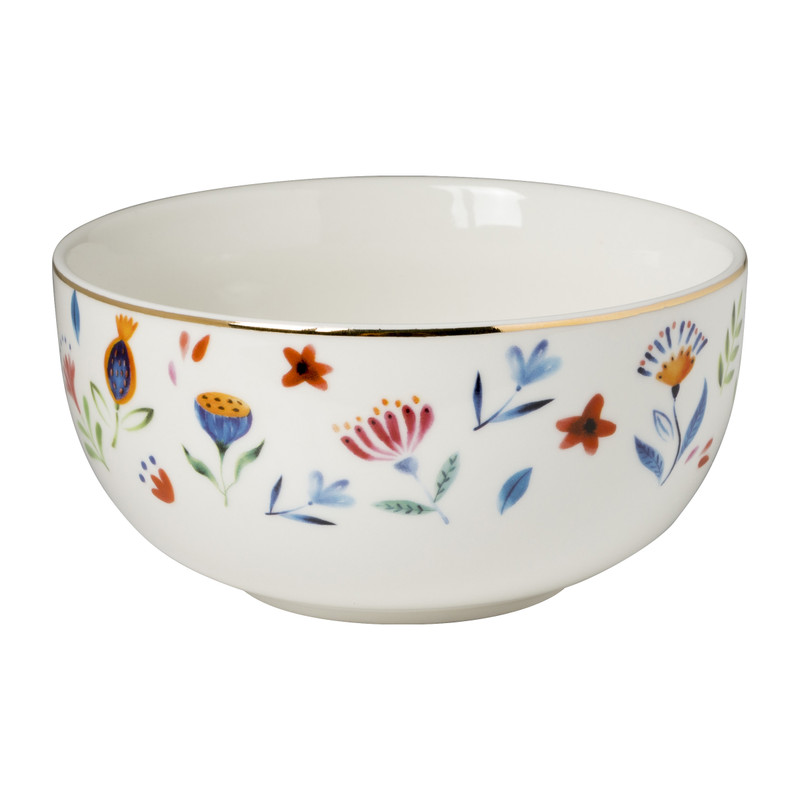Schaaltje vintage flowers - ø14 cm