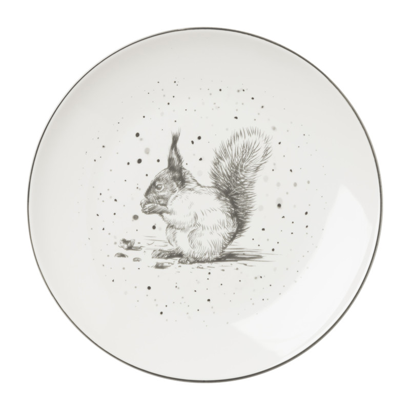 Ontbijtbord eekhoorn - 20.5 cm 