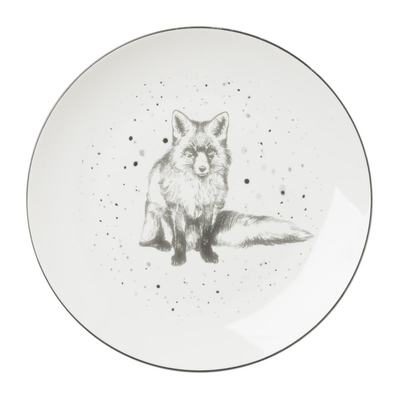 Ontbijtbord vos - 20.5 cm 