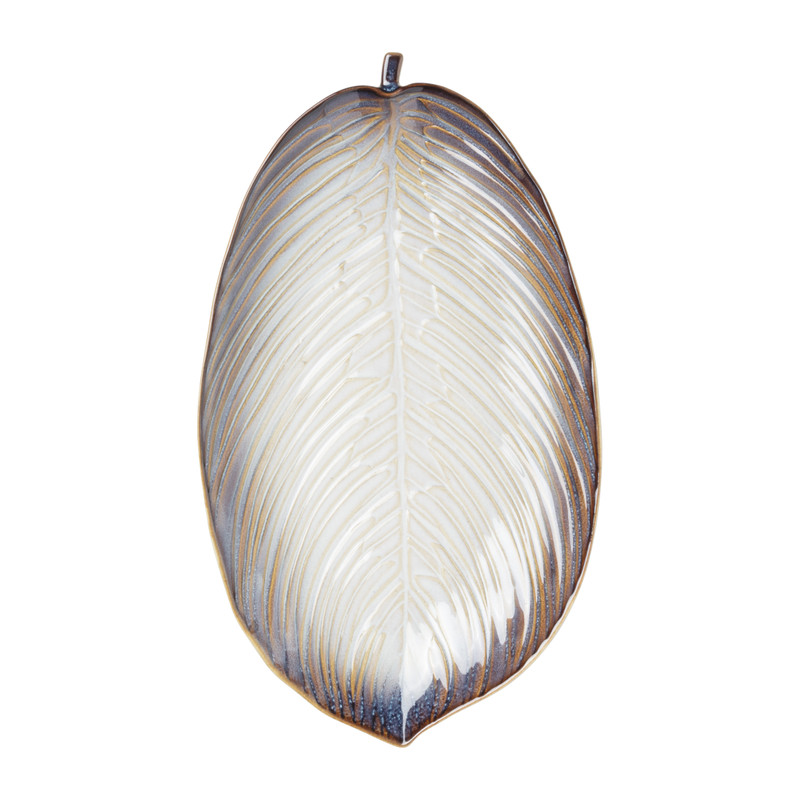 Bord blad - paars - 3.2x27.5x15.5 cm