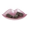 Schaaltje lippen - roze - 3.5x17x17 cm