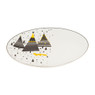 Dinerbord kerstboom - 27 cm 