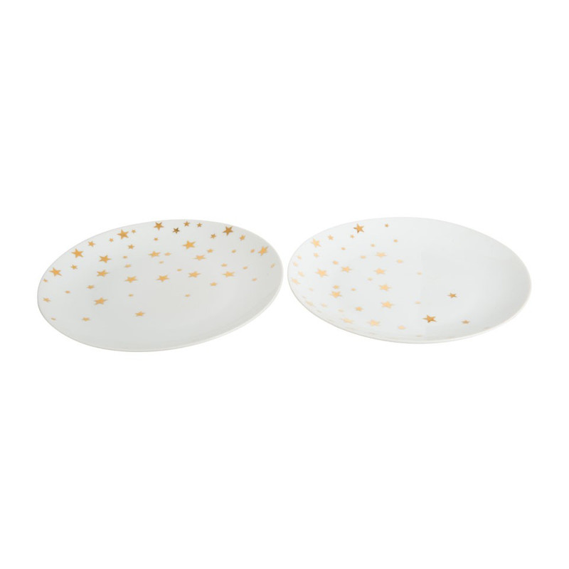 Dinerbord ster - 27 cm - set van 2
