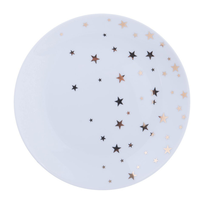 Ontbijtbord ster - 20 cm - set van 2