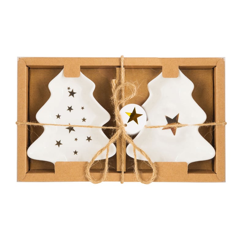 Bordje kerstboom - set van 2