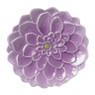 Ontbijtbord bloem - lila - ø22.4 cm