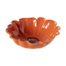 Schaal bloem - oranje - ø31.8x9.8 cm
