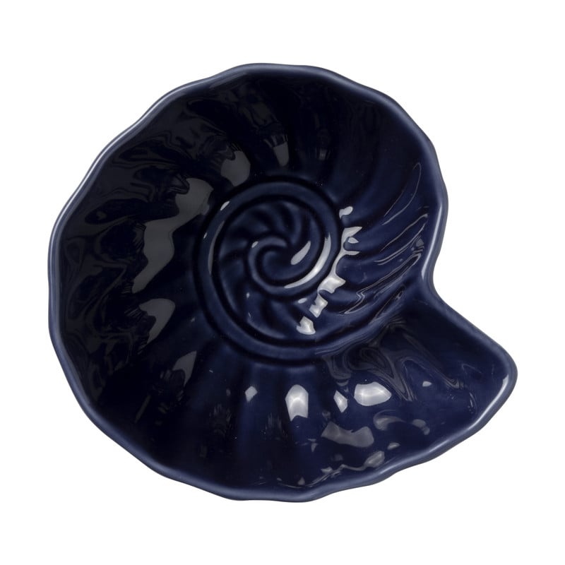 Schaaltje zeeslak - blauw - 4.8x11.6x12 cm