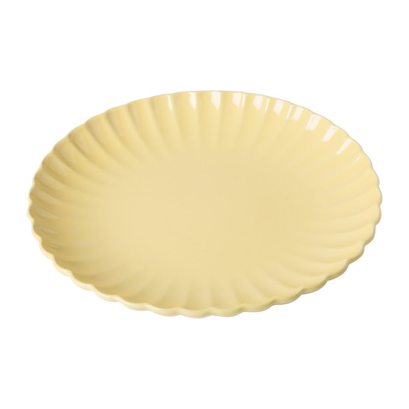 Dinerbord geschulpt - sunny - ø25.6x3 cm