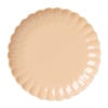 Ontbijtbord geschulpt - peach - ø20.4x2.4 cm