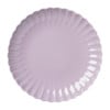 Dinerbord geschulpt - lila - ø25.6x3 cm
