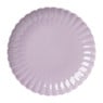 Dinerbord geschulpt - lila - ø25.6x3 cm