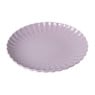 Dinerbord geschulpt - lila - ø25.6x3 cm