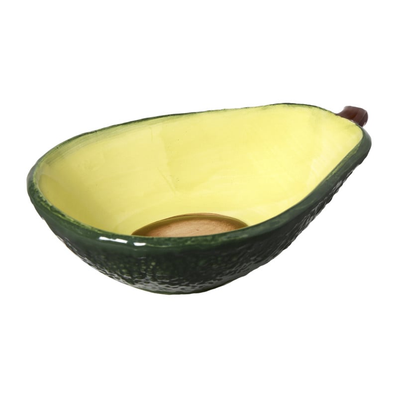 Schaaltje avocado - groen - 3.5x10.5x15.5 cm