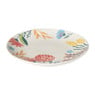 Dinerbord bloemen - multikleur - ø25x3 cm