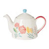 Theepot bloemen - multikleur - 750 ml