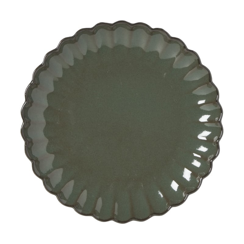 Ontbijtbord Caro - groen - ø20.4x2.4 cm