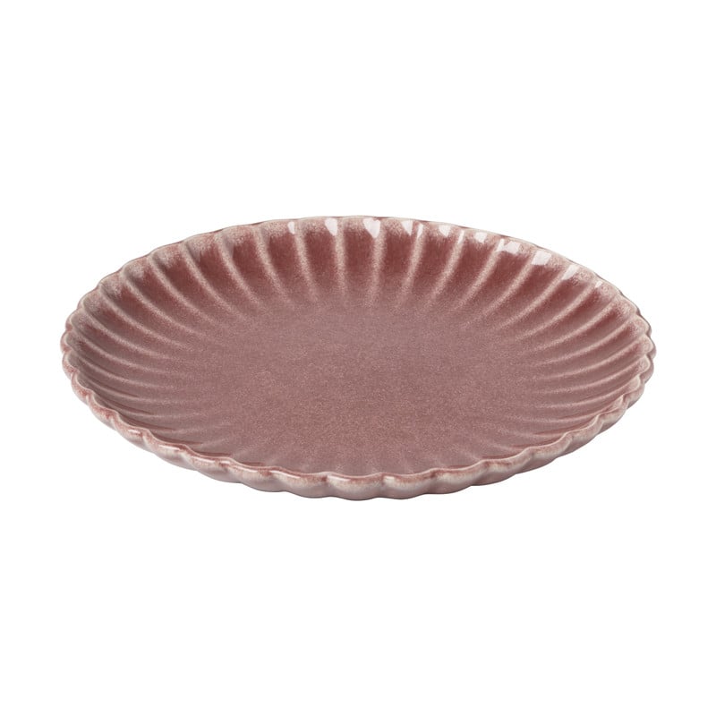 Dinerbord Caro - bordeauxrood - ø25.6x3 cm 