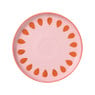 Ontbijtbord jolie - roze - ø21x2.1 cm