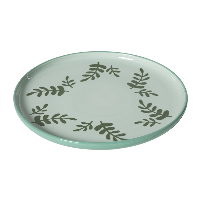 Dinerbord jolie - groen -ø25.5x2.3 cm