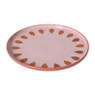 Dinerbord jolie - roze - ø25.5x2.3 cm