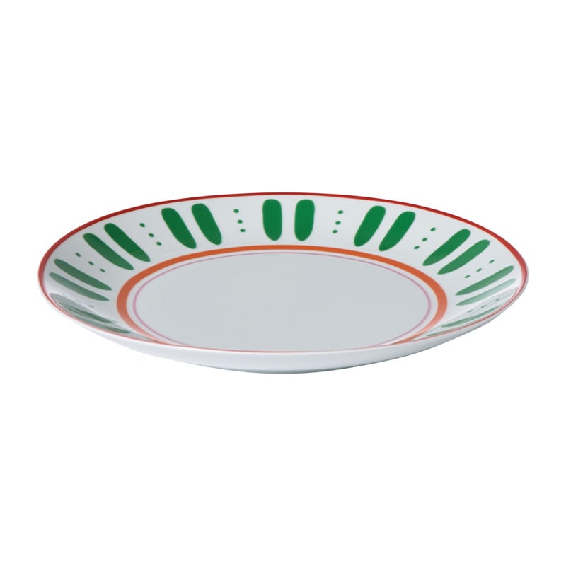 Dinerbord holly jolly - groen - ø26.8x2.8 cm
