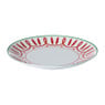 Dinerbord holly jolly - rood - ø26.8x2.8 cm