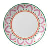 Ontbijtbord holly jolly - roze - ø20.6x2.5 cm