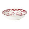 Schoteltje sterre - rood/wit - ø9.7x2 cm