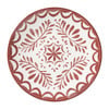 Ontbijtbord sterre - rood/wit - ø21.7x2.3 cm