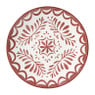 Ontbijtbord sterre - rood/wit - ø21.7x2.3 cm