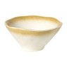 Schaaltje klein olivo - wit - ø11.5x5.8 cm