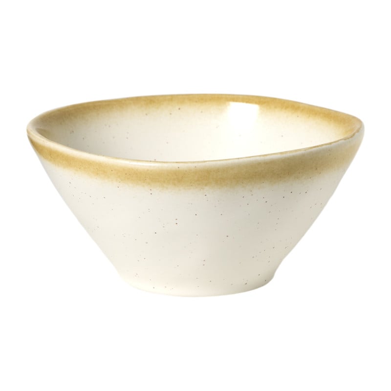 Schaaltje groot olivo - wit - ø15.5x7.5 cm