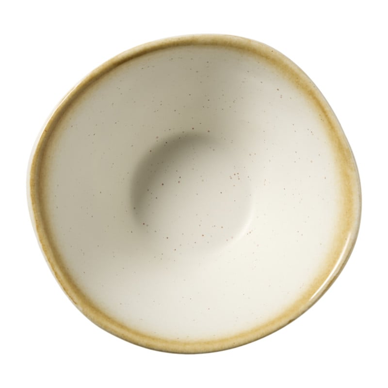 Schaaltje groot olivo - wit - ø15.5x7.5 cm