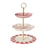 Etagère bloem - 3-laags - 34.5 cm