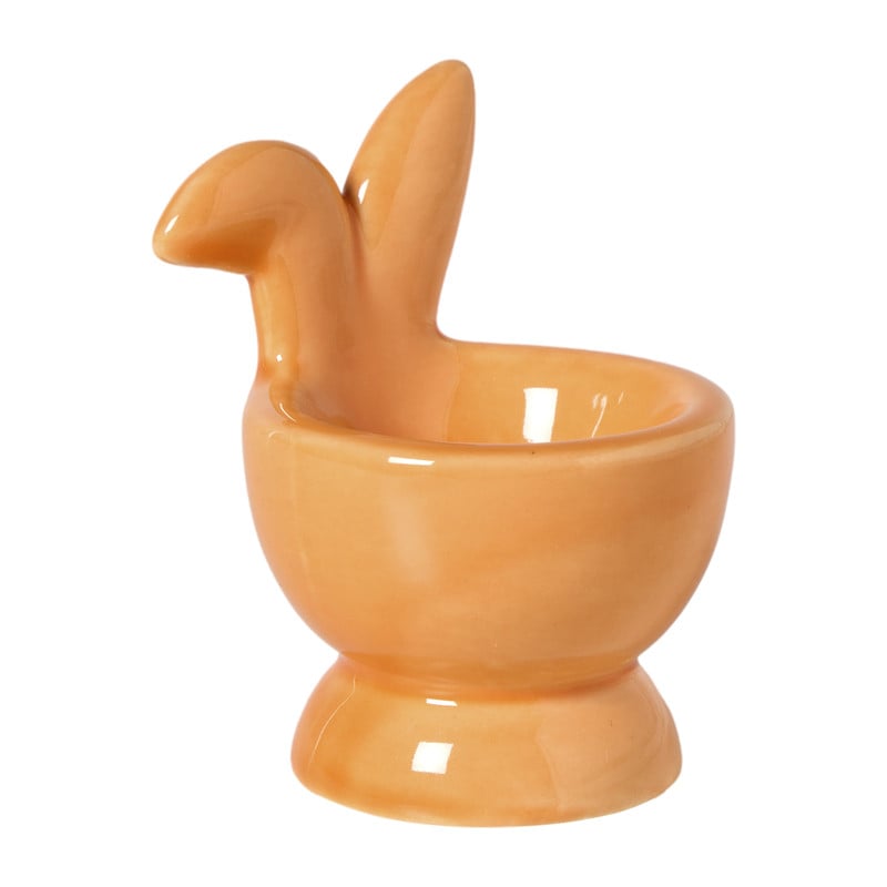 Eierdopje met oren - oranje