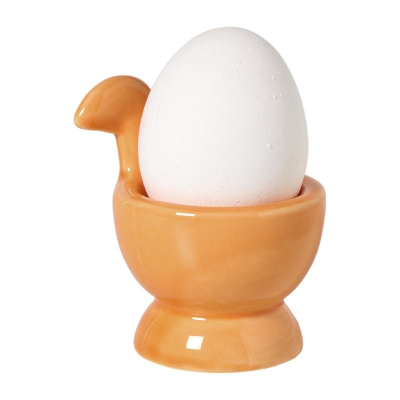 Eierdopje met oren - oranje