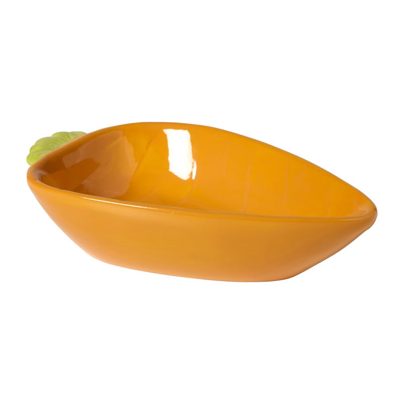 Schaaltje wortel - oranje - 4.4x11x17.9 cm