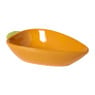 Schaaltje wortel - oranje - 4.4x11x17.9 cm