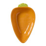 Schaaltje wortel - oranje - 4.4x11x17.9 cm