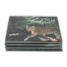 Onderzetters jungle - 9x9 cm - set van 4