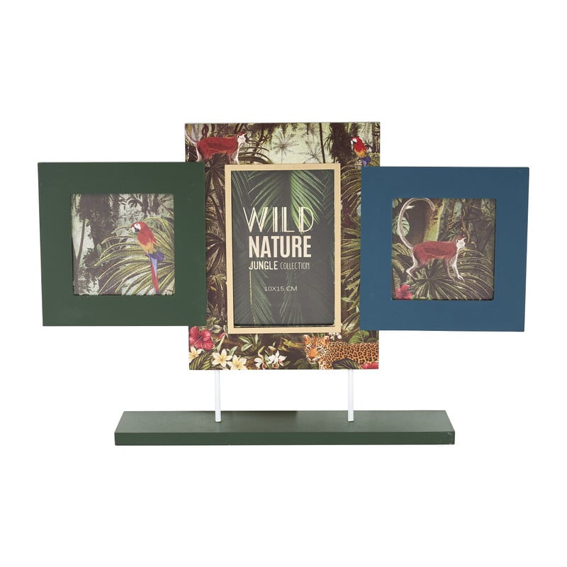 Collagelijst jungle op voetjes - 40x28x7 cm 