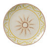 Dinerbord luna - beige/roze/geel - ø25x3 cm