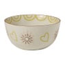 Schaaltje luna groot - beige/roze/geel - ø13.8x6.5 cm