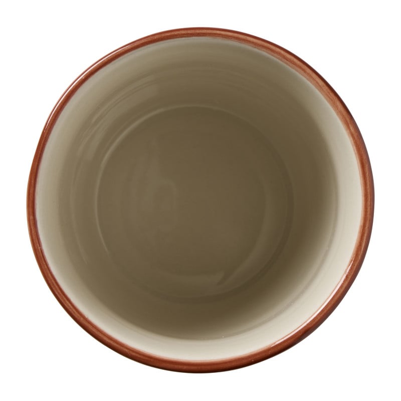 Cup luna - beige/rood - 200 ml