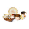 Cup luna - beige/rood - 200 ml