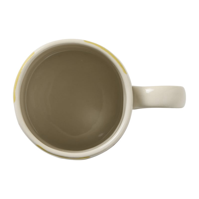 Mok luna - beige/geel - 300 ml