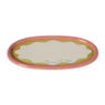 Plateau ovaal - multikleur - 1.8x16.3x30.5 cm - Happy at Home by Sanny