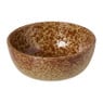 Schaaltje gevlekt groot - bruin - ø15.4x6.1 cm